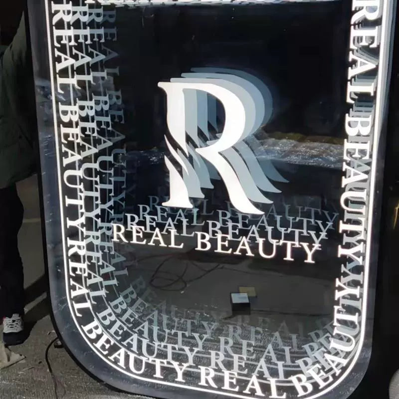 Neon Melaleuca door head light box decoration ins billboard modern minimalist luminous bar Internet celebrity abyss word