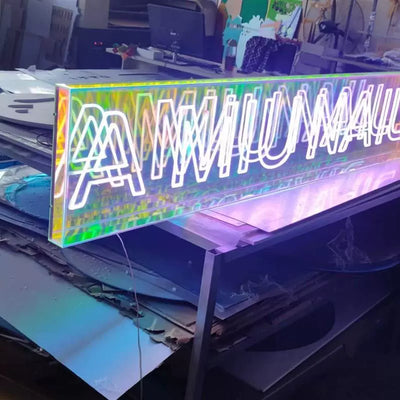Neon Melaleuca door head light box decoration ins billboard modern minimalist luminous bar Internet celebrity abyss word
