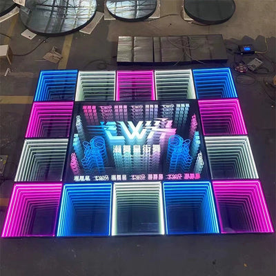 Abyss mirror Melaleuca mirror custom neon light luminous characters creative light box bar Internet celebrity background advertising signs custom