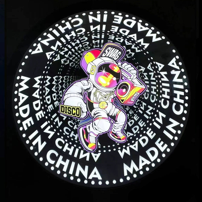 Abyss mirror Melaleuca mirror custom neon light luminous characters creative light box bar Internet celebrity background advertising signs custom