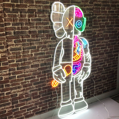 LED neon luminous characters billboard lasagna mirror abyss characters letter signs wedding bar ins custom-made