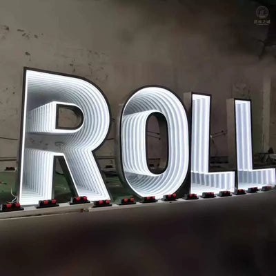 Neon Melaleuca door head light box decoration ins billboard modern minimalist luminous bar Internet celebrity abyss word