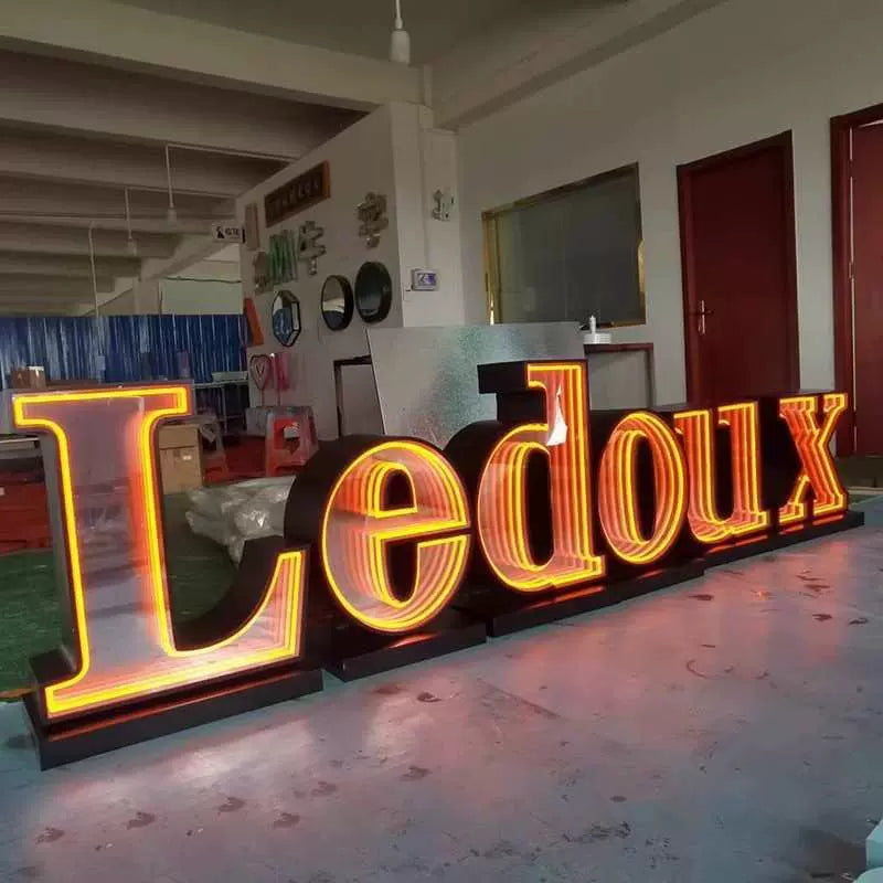 Neon Melaleuca door head light box decoration ins billboard modern minimalist luminous bar Internet celebrity abyss word