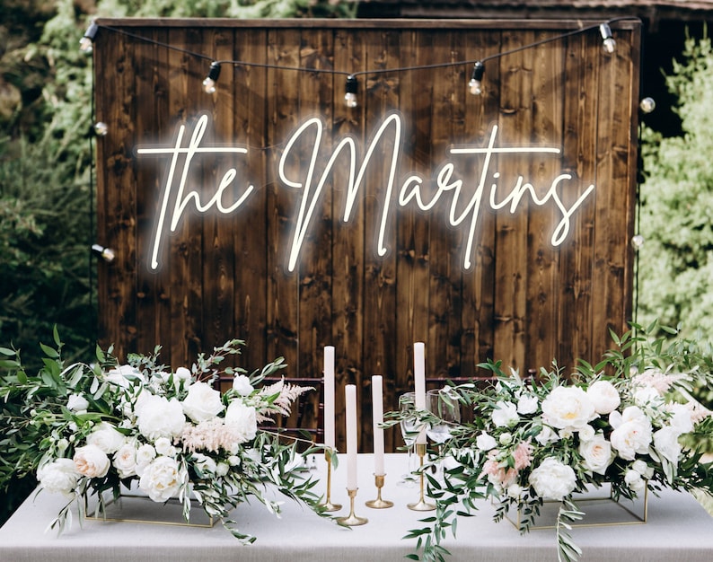Neon Sign Custom Name, Custom Neon Sign Battery Operated, Neon Sign Custom Wedding, Neon Name Sign, Custom Led Neon Sign For Wedding
