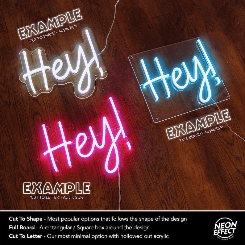 Custom Neon Sign - Wedding Neon Sign - Bar Neon Light - Custom Name Sign - 24 Month Warranty + FREE MINI NEON - Neon Sign (Deposit Price)