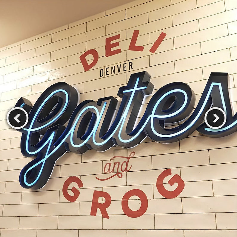 custom logo sign,custom sign with neon light,neon business sign,neon light sign for wall logo sign,store front sign.led neon letter sign,