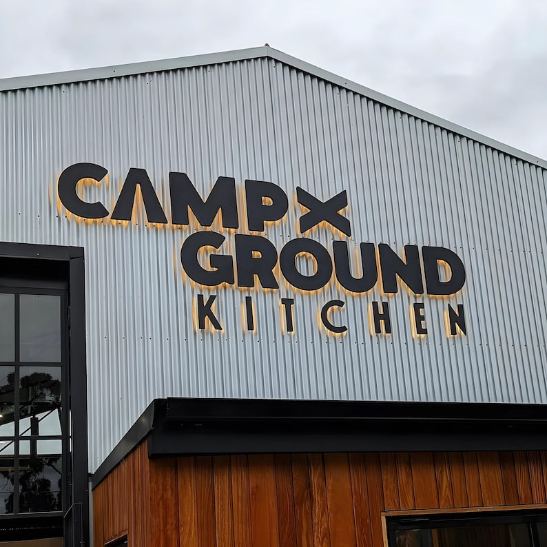 Custom Outdoor Sign, 3D Backlit Sign, Custom Business Logo, Metal Letters, Acrylic Logo Sign, Storefront Sign, Reception Signs, Clinic Sign