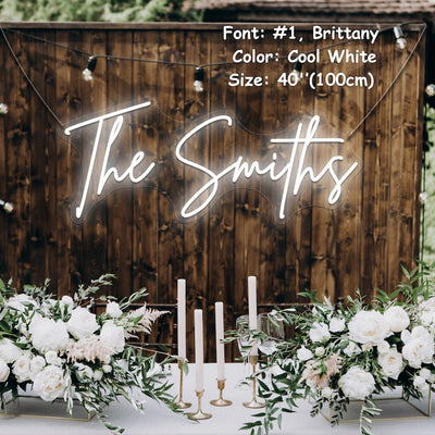 Wedding Neon Sign Custom/Neon Light for Home Decor/Neon Sign Wedding/Neon Name Sign for Wedding Decor/Led Sign/Wedding Decor
