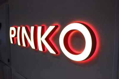 Customized 3D Front Lit And Backlit Letter Sign, Outdoor Storefront Light Sign, LED Channel Letters